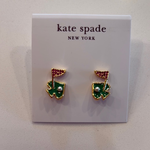 KATE SPADE ♠️ Hole in One Women’s Earrings, New. - Picture 1 of 2